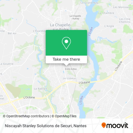 Niscayah Stanley Solutions de Securi map