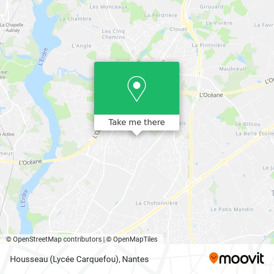 Housseau (Lycée Carquefou) map