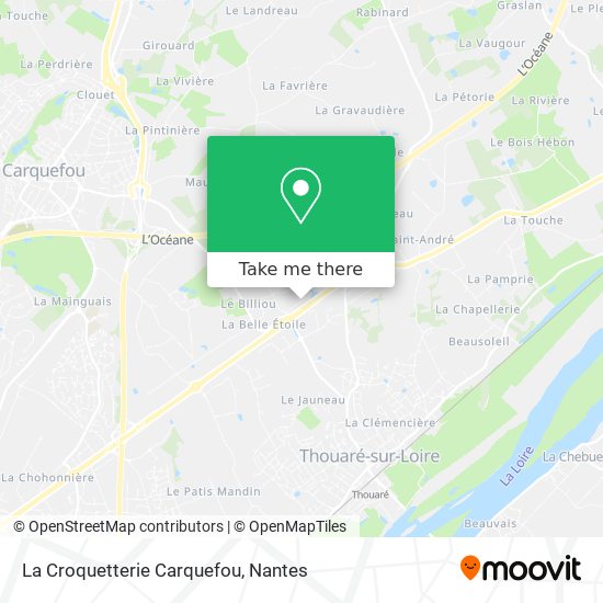 La Croquetterie Carquefou map