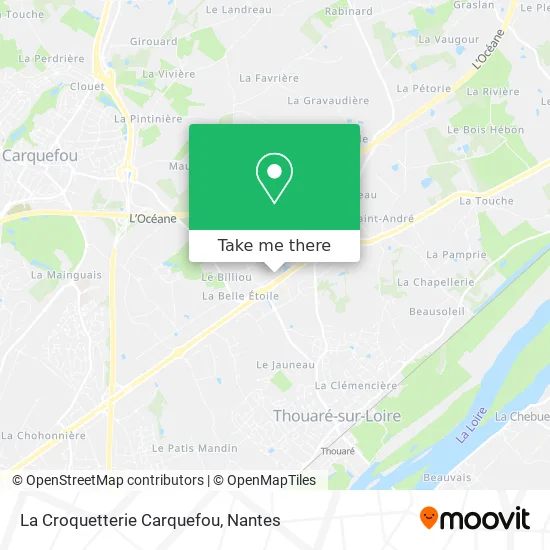 Mapa La Croquetterie Carquefou