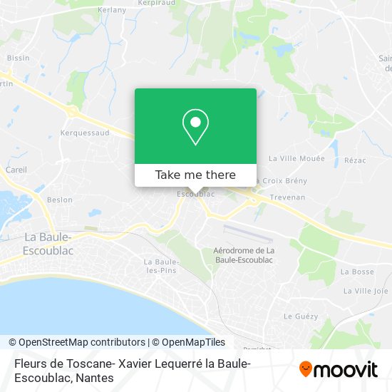 Mapa Fleurs de Toscane- Xavier Lequerré la Baule-Escoublac