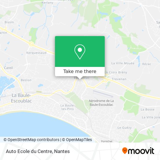 Auto Ecole du Centre map