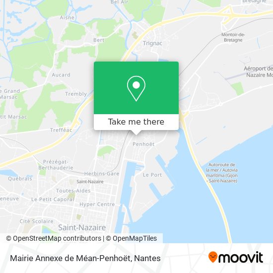 Mairie Annexe de Méan-Penhoët map