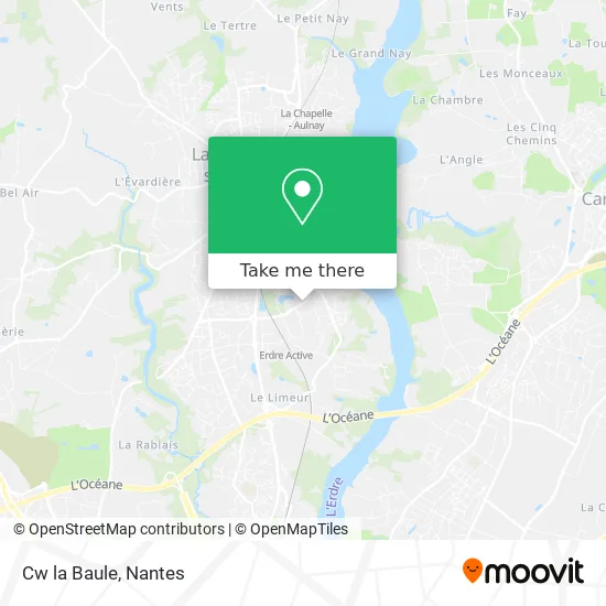 Cw la Baule map