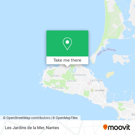 Les Jardins de la Mer map