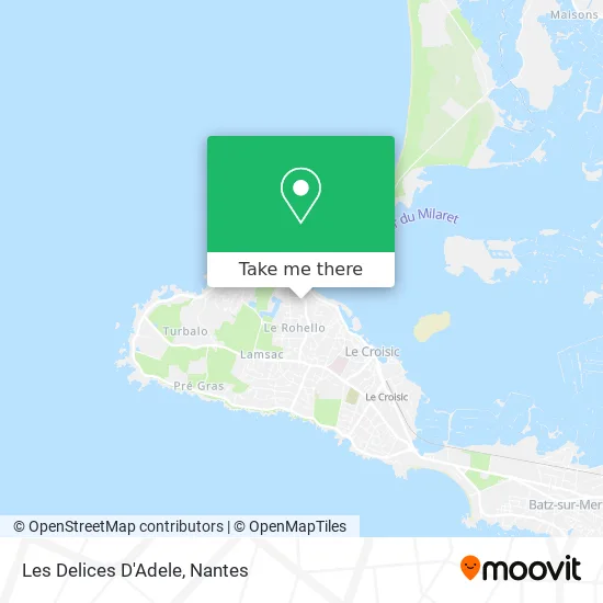 Les Delices D'Adele map
