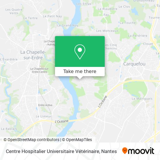 Mapa Centre Hospitalier Universitaire Vétérinaire