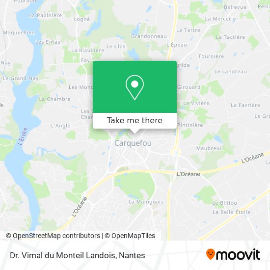 Dr. Vimal du Monteil Landois map