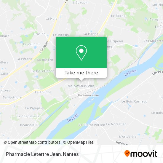 Mapa Pharmacie Letertre Jean