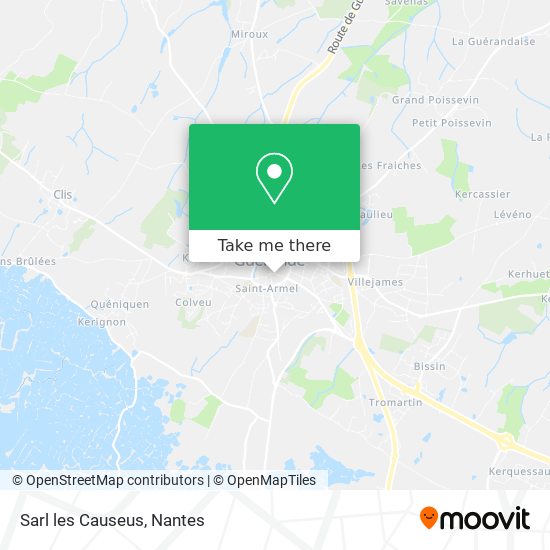 Sarl les Causeus map