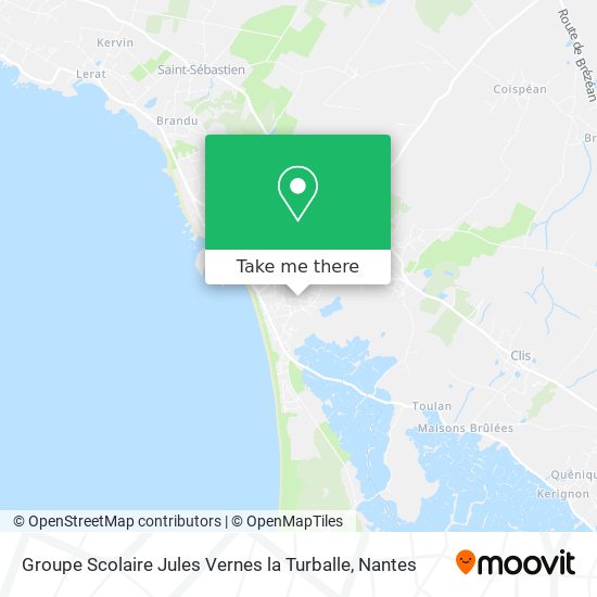Mapa Groupe Scolaire Jules Vernes la Turballe