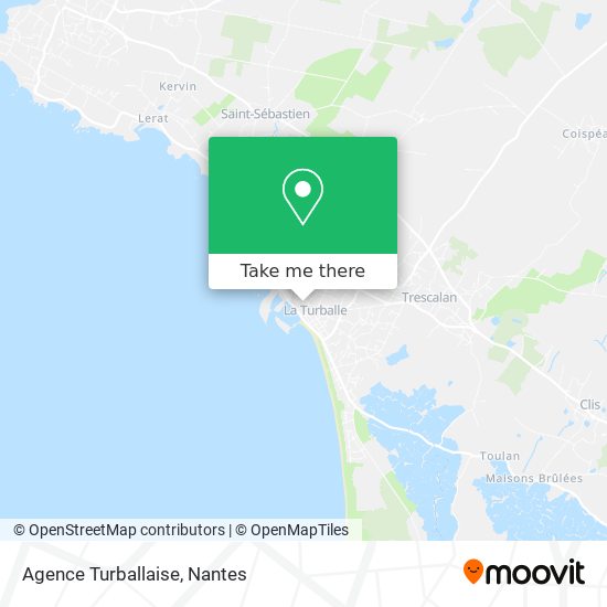 Agence Turballaise map