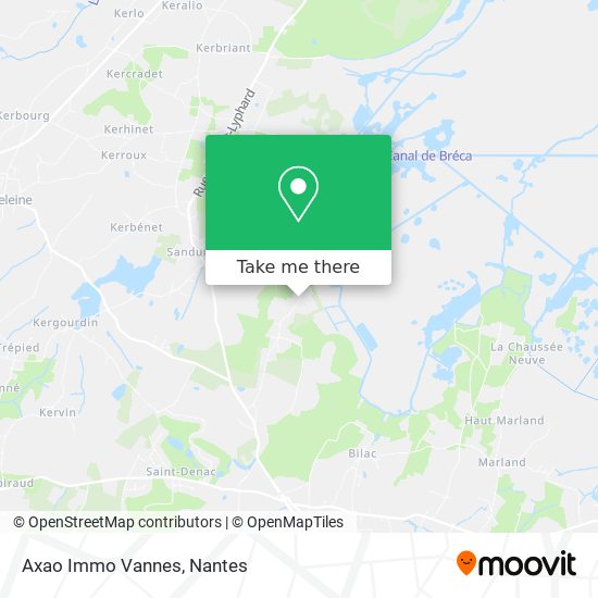 Mapa Axao Immo Vannes