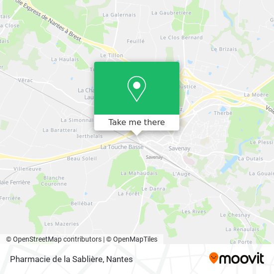 Pharmacie de la Sablière map