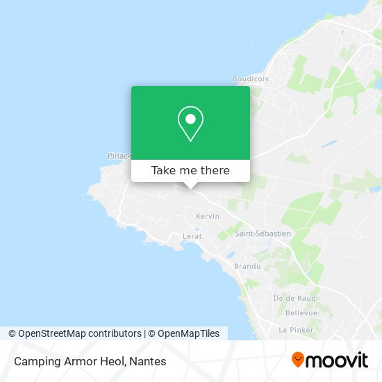 Mapa Camping Armor Heol