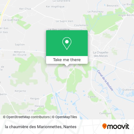 la chaumière des Marionnettes map