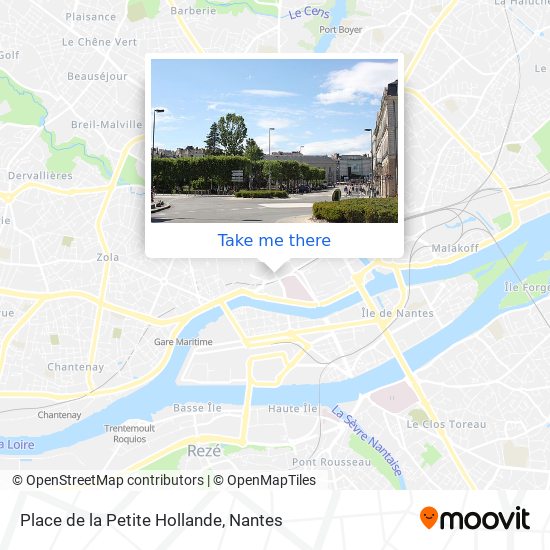 Place de la Petite Hollande map