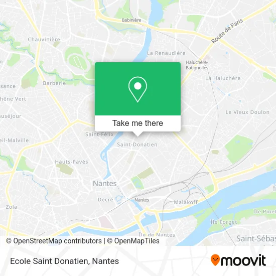 Ecole Saint Donatien map