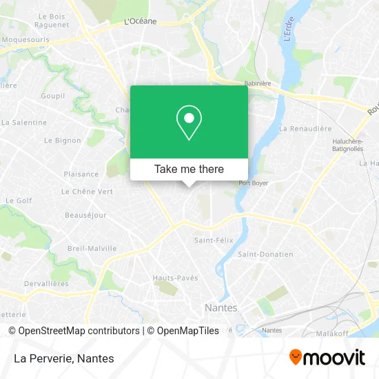 La Perverie map