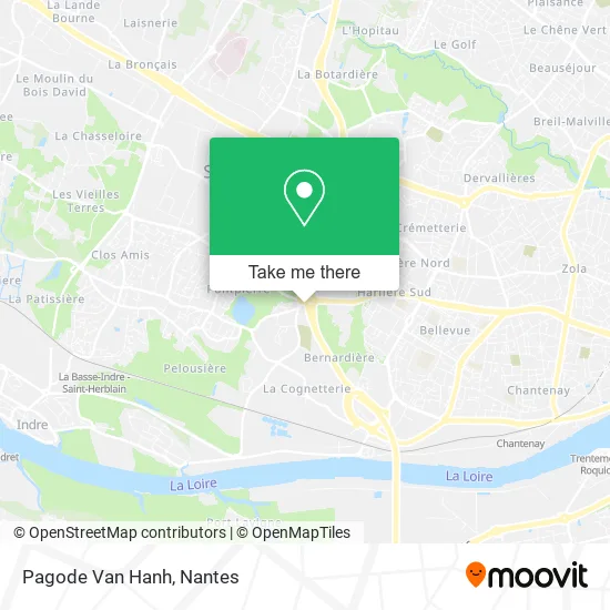 Pagode Van Hanh map