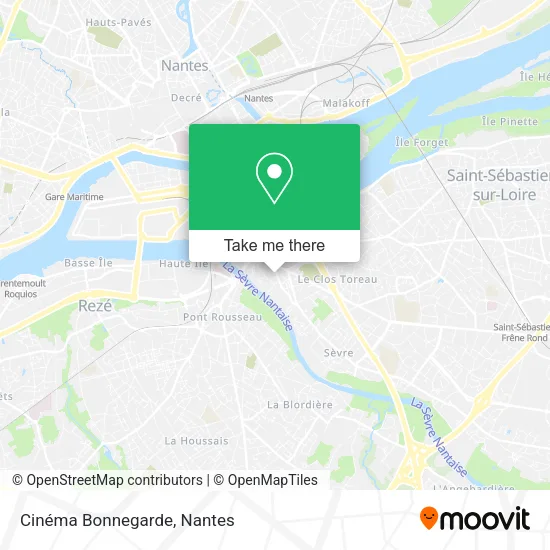 Cinéma Bonnegarde map