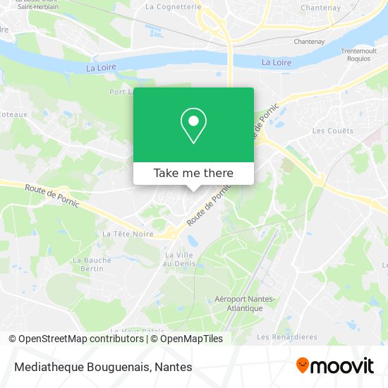 Mediatheque Bouguenais map