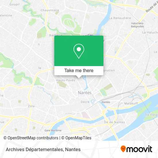 Mapa Archives Départementales