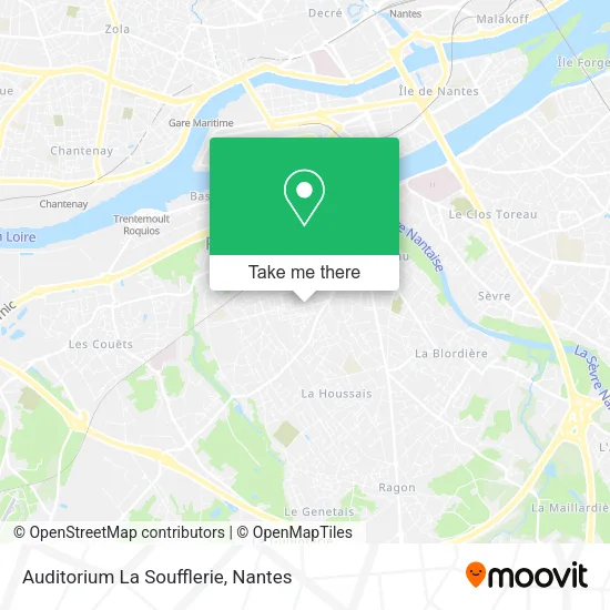 Auditorium  La Soufflerie map