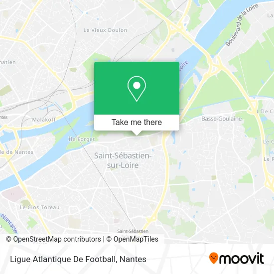 Mapa Ligue Atlantique De Football
