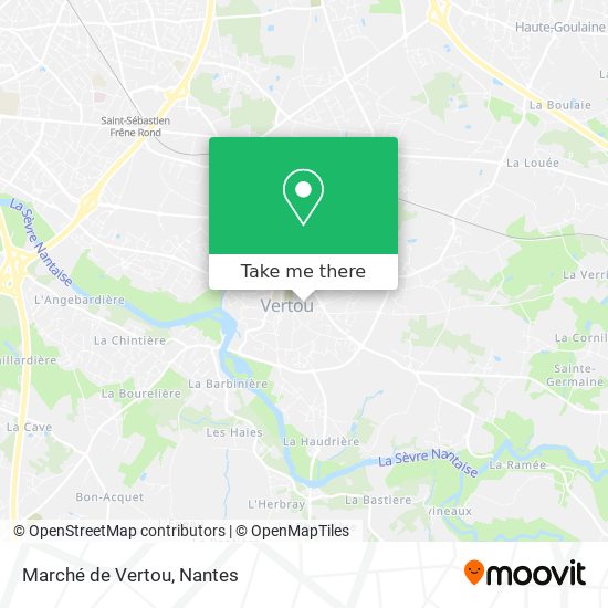 Marché de Vertou map