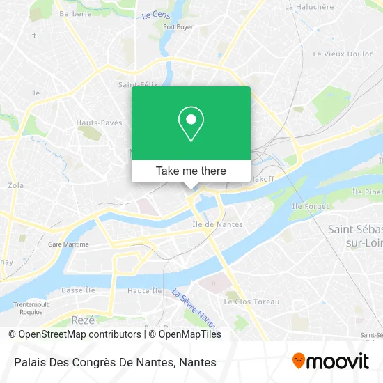 Palais Des Congrès De Nantes map