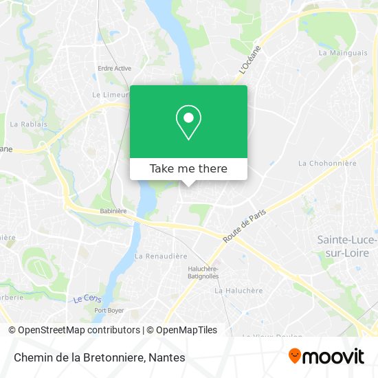 Chemin de la Bretonniere map