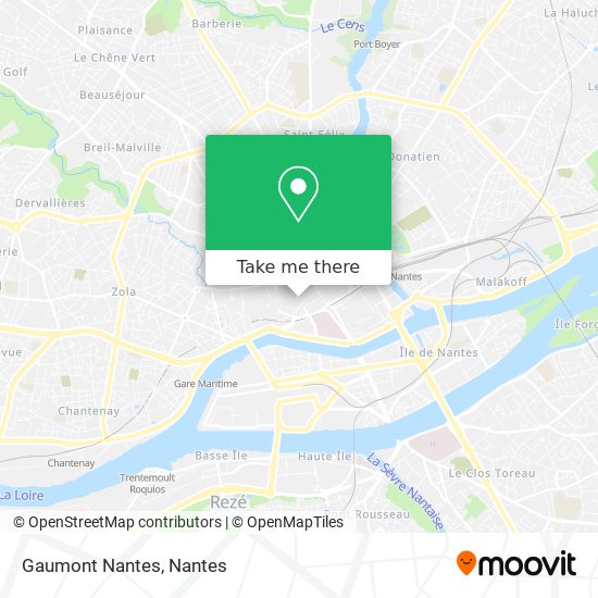 Gaumont Nantes map