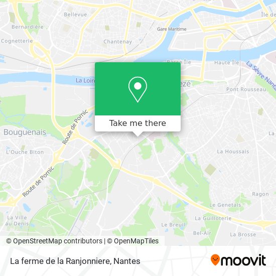 La ferme de la Ranjonniere map
