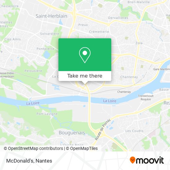 McDonald's map