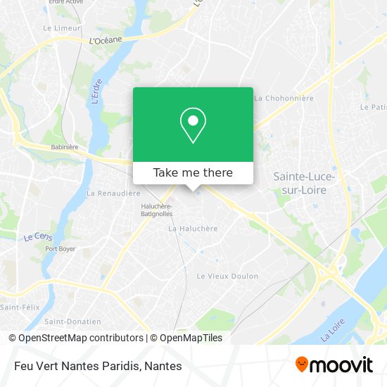 Feu Vert Nantes Paridis map