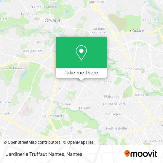 Jardinerie Truffaut Nantes map