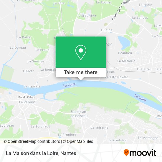 La Maison dans la Loire map