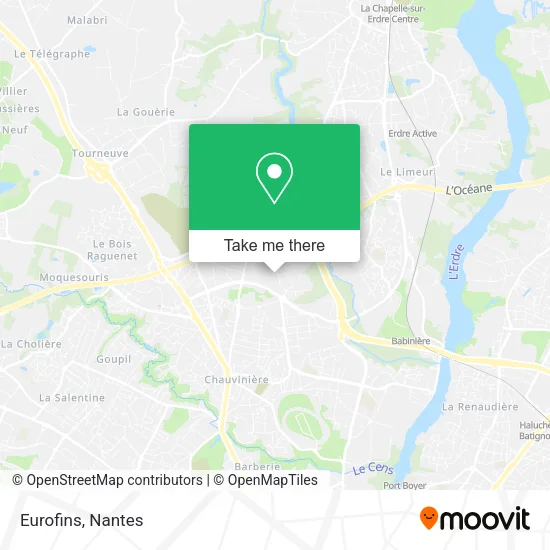 Eurofins map