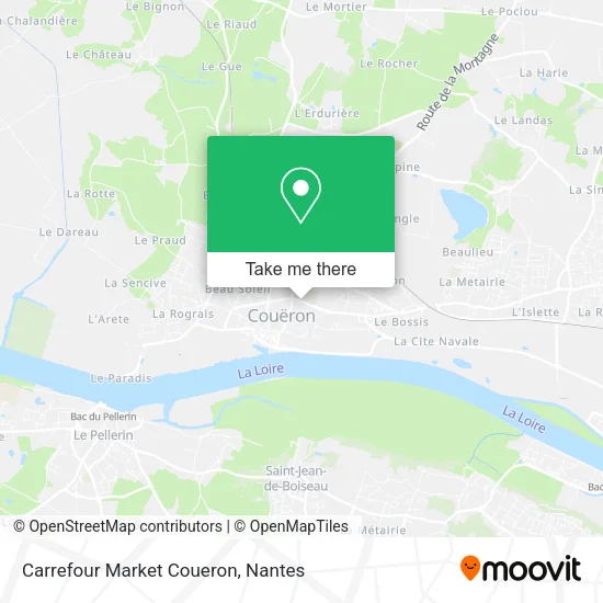 Carrefour Market Coueron map