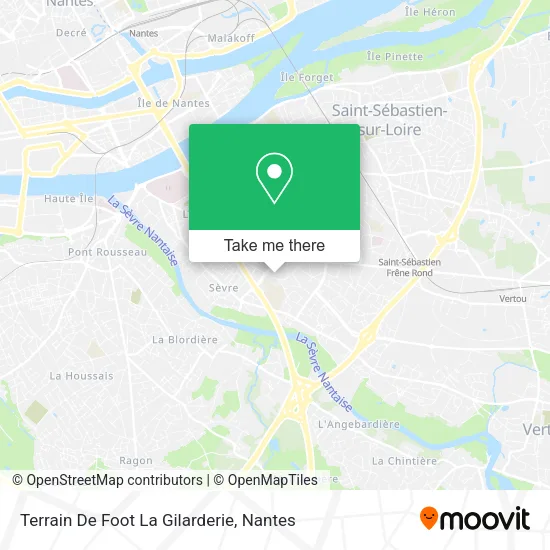 Terrain De Foot La Gilarderie map