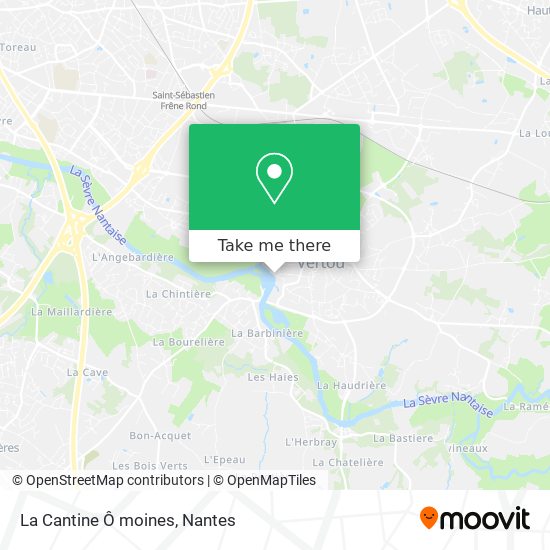 La Cantine Ô moines map