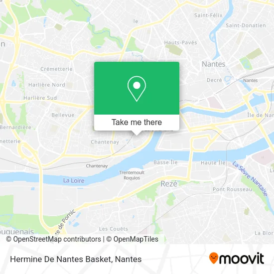Hermine De Nantes Basket map