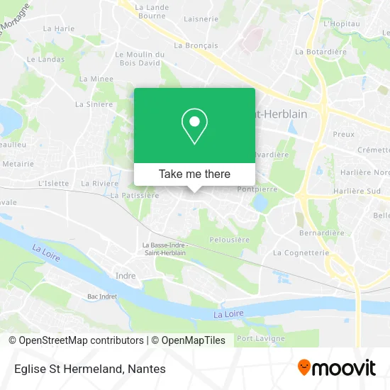 Eglise St Hermeland map