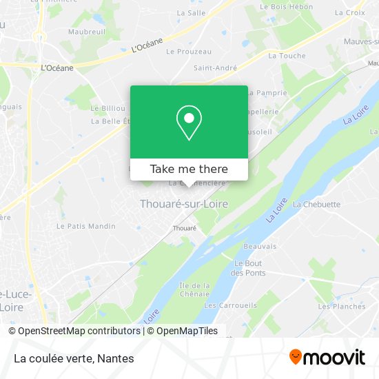 La coulée verte map