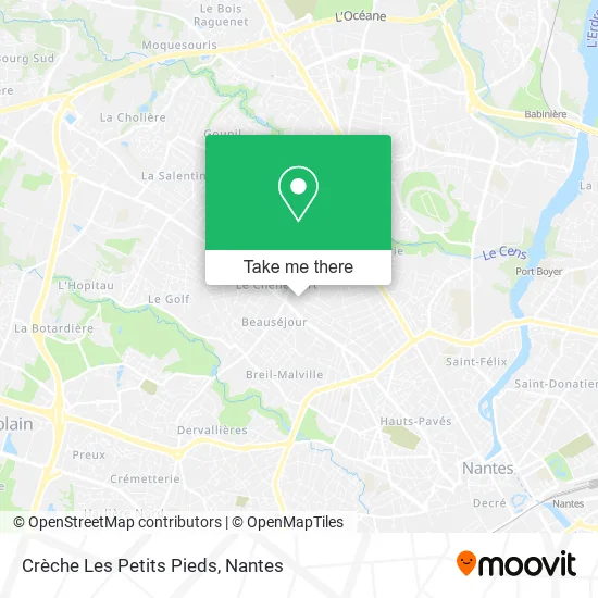 Crèche Les Petits Pieds map