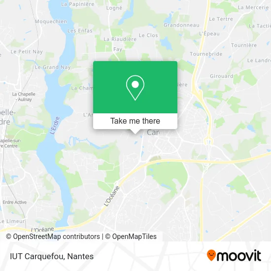IUT Carquefou map