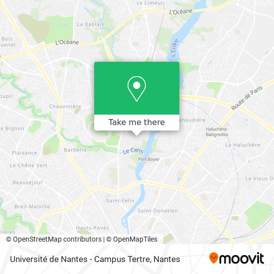 How To Get To Universite De Nantes Campus Tertre In Nantes By Bus Or Light Rail
