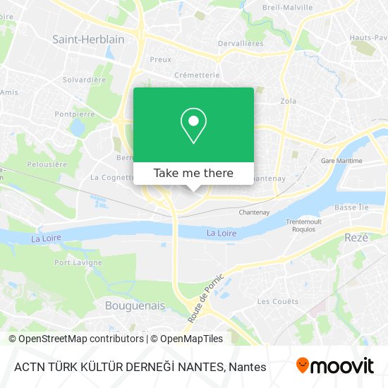 ACTN TÜRK KÜLTÜR DERNEĞİ NANTES map