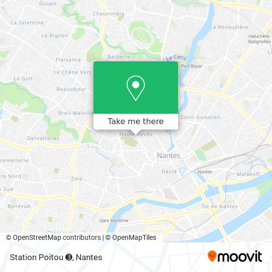 Station Poitou ➌ map